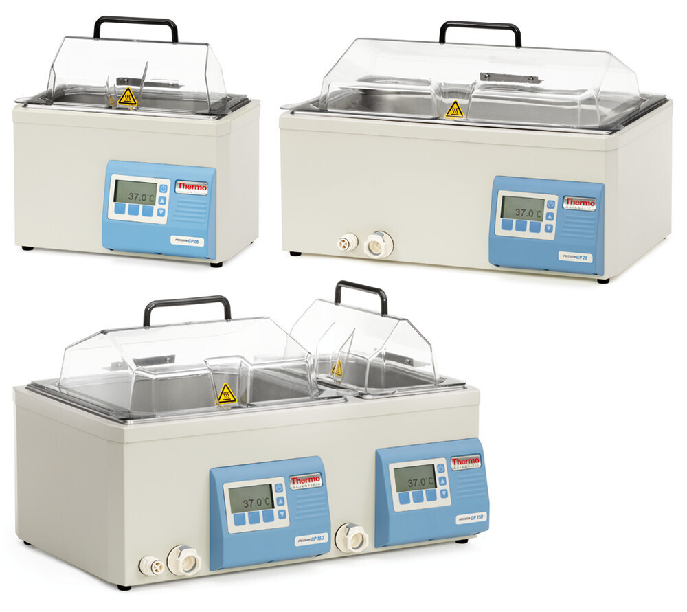 Water bath Precision series Standard, 2 l, 30 to 90 °C, GP 02, 1 piece