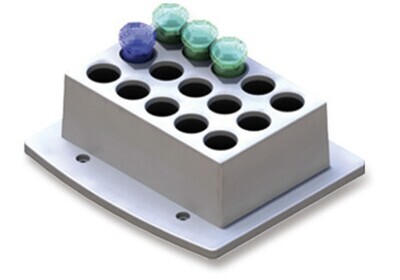 Bloc d&#39;échange d&#39;accessoires pour récipients de réaction, Gesch. pour 15 flacons de réaction 5 ml (max. 1200 min-1), 1 pièce