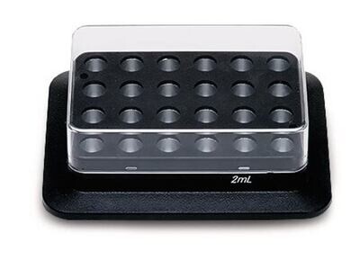Accessories exchange block for reaction vessels, Gesch. for, 24 reaction vials 2.0 ml, 1 piece