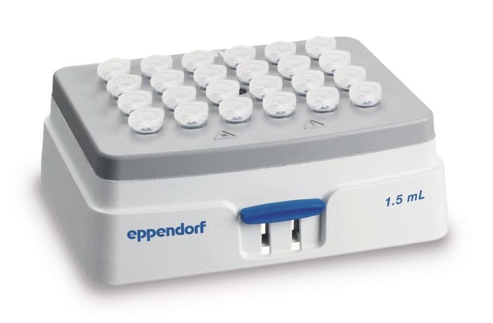 Accessories SmartBlock interchangeable block for reaction vessels, Gesch. for, 24 reaction vials 1.5 ml conical, 1 piece