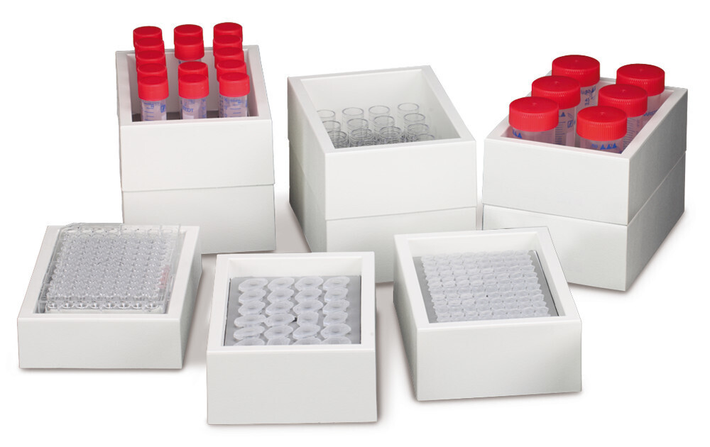 Accessories interchangeable block for PCR® plates, Gesch. front, PCR® plate 384, 1 piece