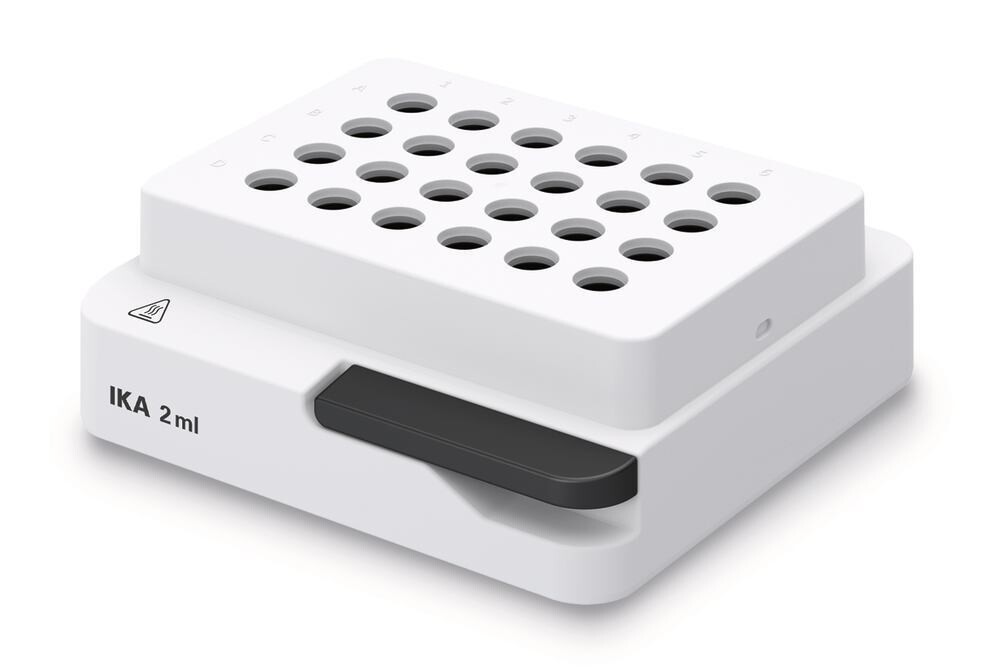 Accessories exchange block for reaction vessels, Gesch. for, 24 reaction vessels 2.0 ml cylindrical, 1 piece