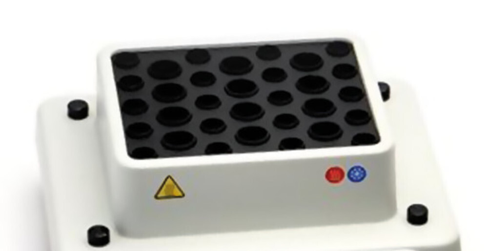 Bloque de intercambio de accesorios para recipientes de reacción, Gesch. para 20 viales de reacción de 0,5 ml y 12 x 1,5 ml, 1 unidad
