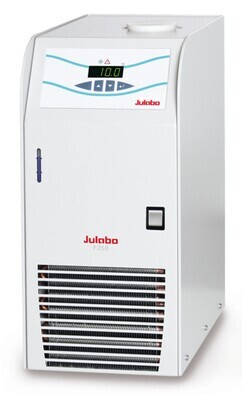 Enfriador de recirculación Serie F, 20 °C, 250 W 10 °C, 220 W 5 °C, 210 W 0 °C, 180 W, -10 a +40 °C, 1,7 l-2,6 l, F250, 1 pieza