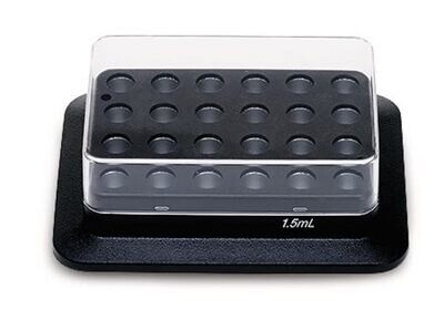 Accessories exchange block for reaction vessels, Gesch. for, 24 reaction vials 1.5 ml, 1 piece