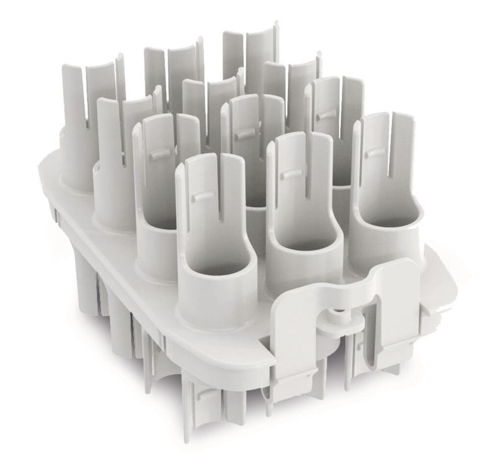 Inserts d&#39;accessoires pour plateaux standard série Trayster, 12 tubes à centrifuger 15 ml (17 mm), 1 pièce