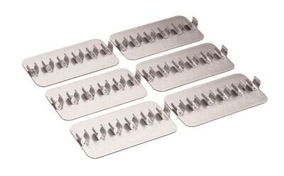 Zubehör für Rotator Genie®, Roto-Shake Genie® und Enviro-Genie®, Halter mit 6 Clips für Röhrchen – 15 bis 17 mm, 6 Stück