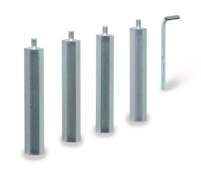 Accessories mounting set for rotary mixer REAX 20 series, Mounting set for 4 x 0.5 l bottles, 1 Set