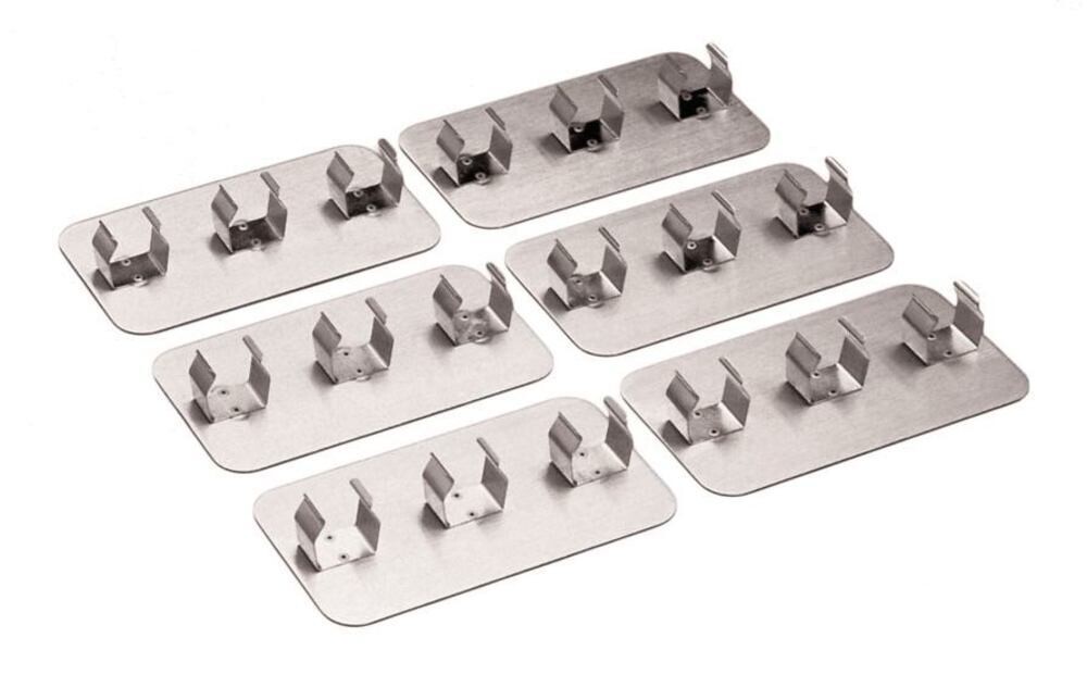 Accessories for Rotator Genie®, Roto-Shake Genie® and Enviro-Genie®, Holder with 3 clips for tubes - 28 to 30 mm, 6 pieces