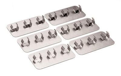 Accessories for Rotator Genie®, Roto-Shake Genie® and Enviro-Genie®, Holder with 3 clips for tubes - 28 to 30 mm, 6 pieces