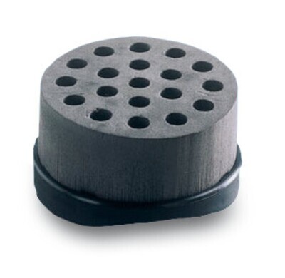 Accessoires pour agitateur de tubes à essai série ZX4 Support pour 19 flacons de réaction 1,5/2,0 ml, 1 pièce