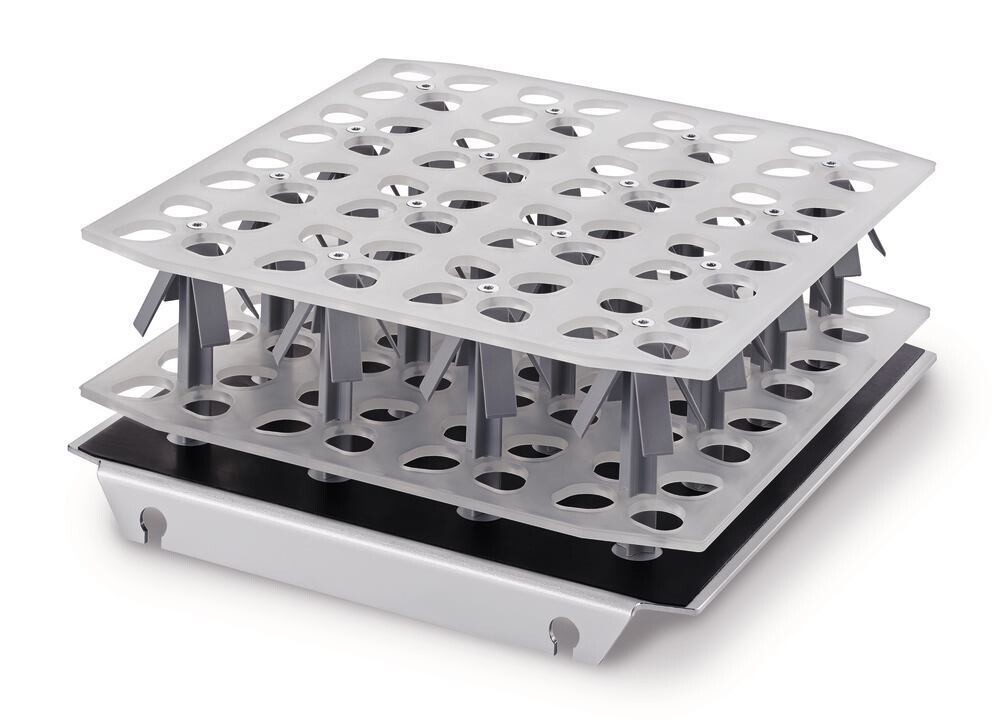 Accessories and attachment systems for shaking device KS 130 basic Test tube holder AS 130.4, 1 piece