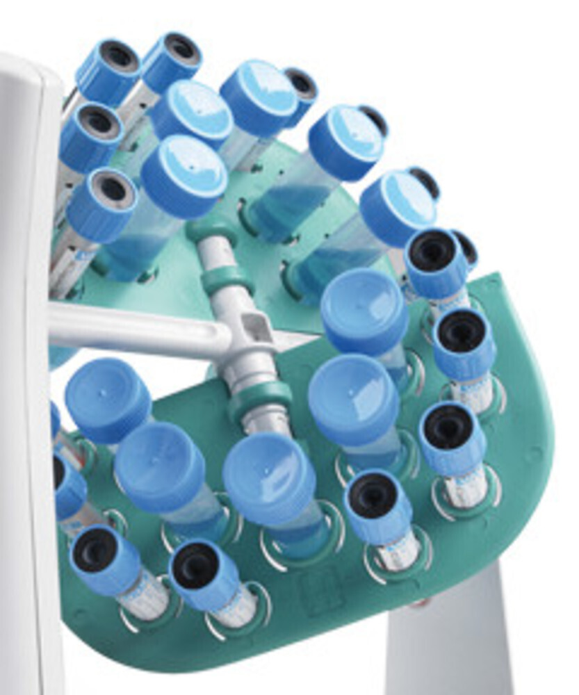 Accessories turntable for rotator Revolver Mixer, 10 centrifuge tubes 15 ml and 16 blood collection tubes 5/7 ml, 1 piece