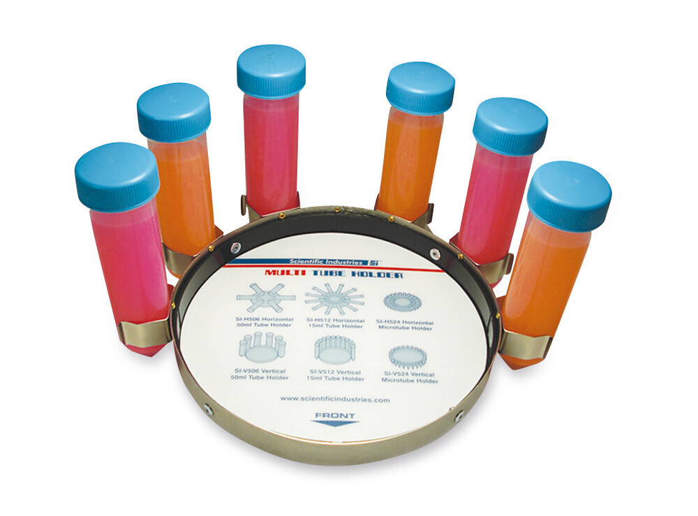 Accessories for Vortex Genie® series Holder for centrifuge tubes/reaction vessels, Holder for 6 centrifuge tubes 50 ml (30 x L 115 mm), 1 piece
