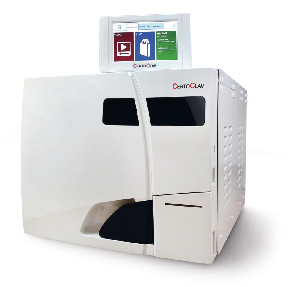 Horizontal table top autoclave CertoClavVacuum Pro series, 1 piece