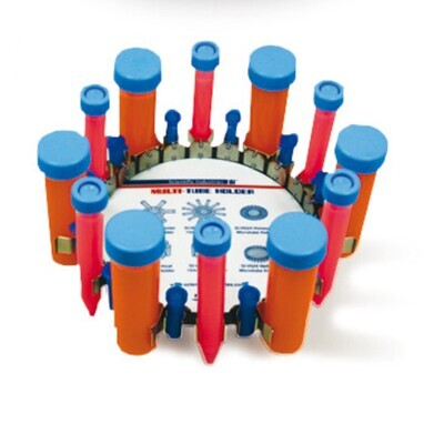 Accessories for Vortex Genie® series Holder for centrifuge tubes/reaction vessels, Holder for 6 centrifuge tubes 50 ml, 6 centrifuge tubes 15 ml and 12 reaction vessels 1.5/2.0 ml, 1 piece
