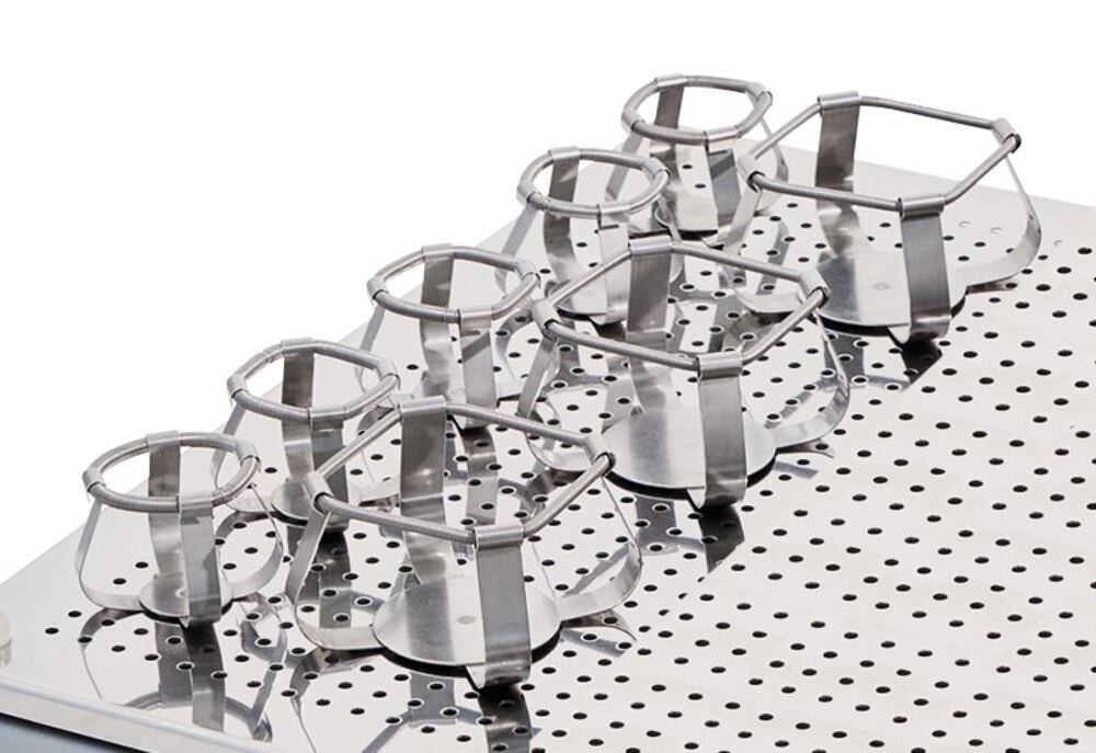 Accessories spring clamps, Clamp for Erlenmeyer flasks 100 ml, 1 piece