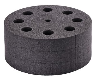 Accessoires pour support universel VG 3.3 Supports pour tubes à essai, pour 8 tubes à essai 20 mm (type VG 3.35), 1 pièce