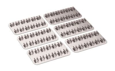 Accessori per Rotator Genie®, Roto-Shake Genie® e Enviro-Genie®, supporto con 12 clip per provette - da 10 a 13 mm, 6 pezzi