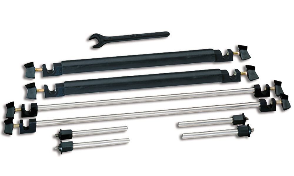 Support d&#39;accessoires pour agitateurs UNIMAX 1010, PROMAX 1020, DUOMAX 1030 et POLYMAX 1040, Support universel avec deux rouleaux tendeurs, 1 pièce