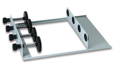 Porta accessori per agitatori UNIMAX 1010, PROMAX 1020, DUOMAX 1030 e POLYMAX 1040, Supporto per 4 imbuti separatori da 50 o 100 ml, 1 pezzo