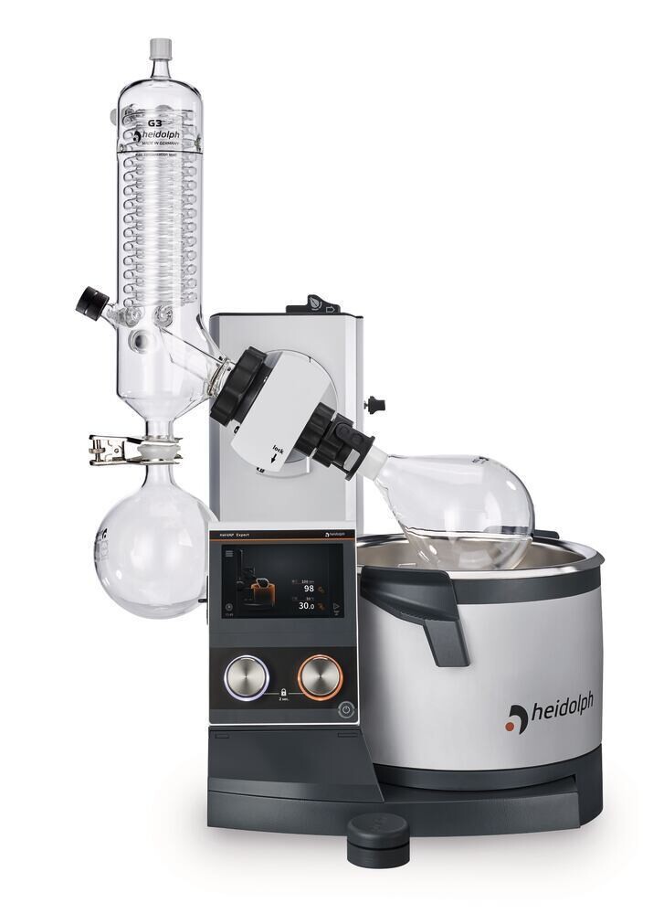 Rotary evaporators Hei-VAP Expert Models with hand lift, Vertical cooler G3B, Coated, 1 Piece
