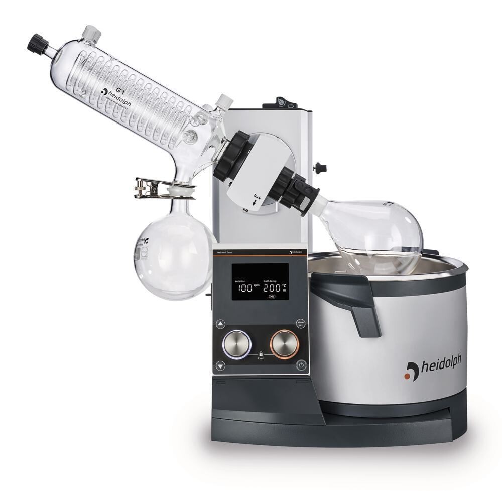 Rotary evaporators Hei-VAP Core Models with motor lift, Diagonal cooler G1B, Coated, 1 Piece