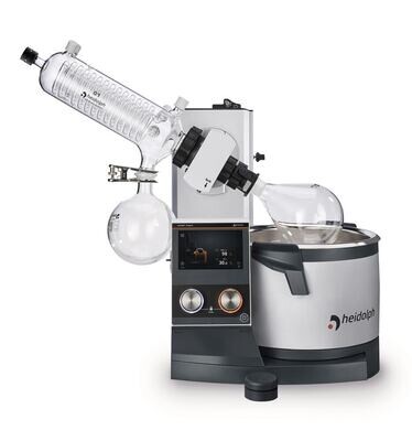 Evaporatori rotanti Modelli Hei-VAP Expert con sollevamento manuale, Raffreddatore diagonale G1, Non rivestito, Pezzo 1