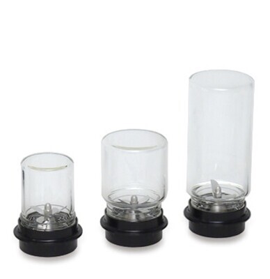 Mixing attachments for universal mixer RMBl with stainless steel attachment, laboratory type, Glass attachment 125 ml, 1 piece