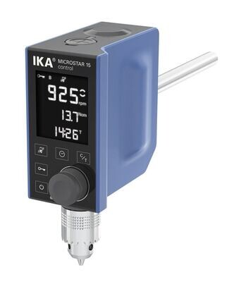 Electronic laboratory stirrer MICROSTAR control series, 10 l, 8000 mPas, MICROSTAR15 control, 1 piece