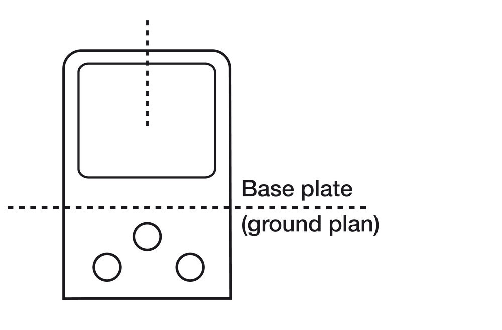 Accessories mounting plate, Base plate 55, as holder for screwing on autoclave model II, 1 piece