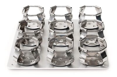 Accesorios abrazaderas de sujeción para fijación de abrazadera de montaje ISS-E 205/305, abrazadera de montaje para matraces de 1000 ml, 1 pieza
