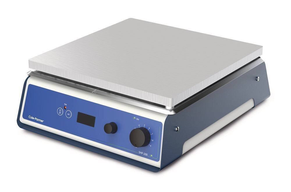 Heating and magnetic stirrer with large heating plate SHP-200D-LC/S series, aluminumHP-200D-LS, 1 Piece