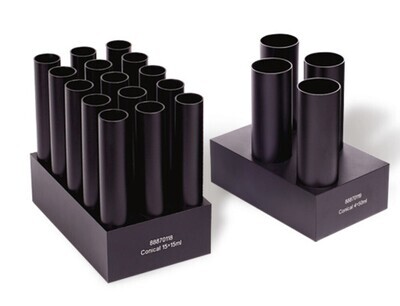 Zubehör Wechselblock für Zentrifugenröhrchen Typ Falcon®, Gesch. für 15 Zentrifugenröhrchen 15 ml, 1 Stück