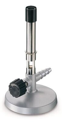 Quemador de gas según Bunsen con válvula de aguja y regulación de aire, gas propano, 1550 °C, 1 pieza
