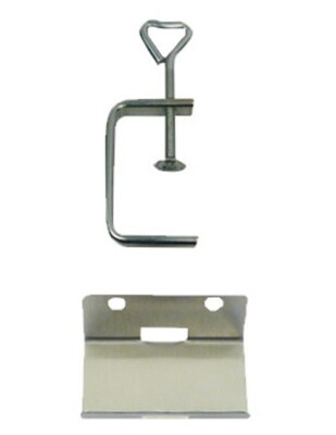Accessories holders Stainless steel holder horizontal, 1 piece