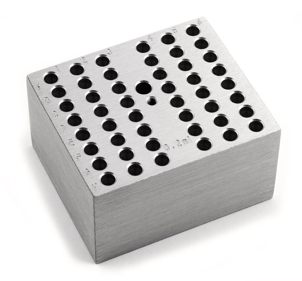 Bloc d&#39;échange d&#39;accessoires pour récipients de réaction, Gesch. pour, 48 récipients de réaction 0,2 ml, 1 pièce