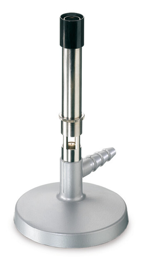 Gas burner according to Bunsen and DIN Simple version with air regulation, Natural gas, 1500 °C, 1 piece