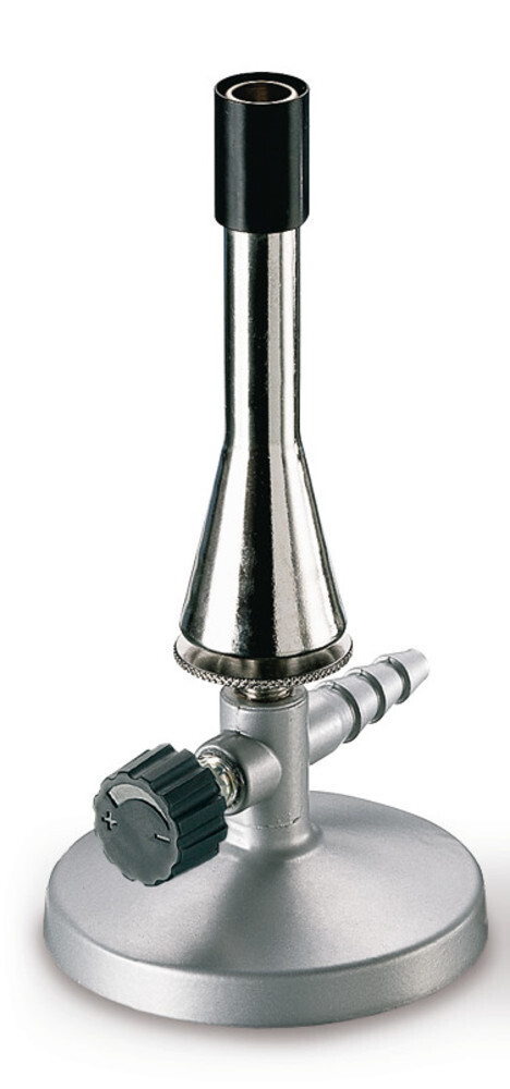 Teclu burner with needle valve and air regulation, Natural gas, 1520 °C, 1 piece