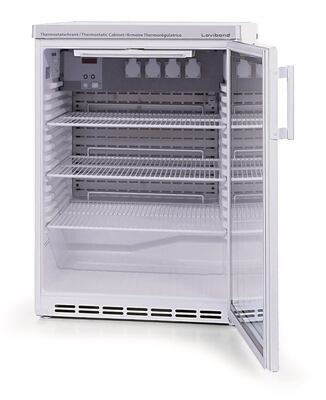 Thermostat cabinet TCS series with glass door, double insulated glass with ABS frame, 140 l, TC 140 G, 1 piece