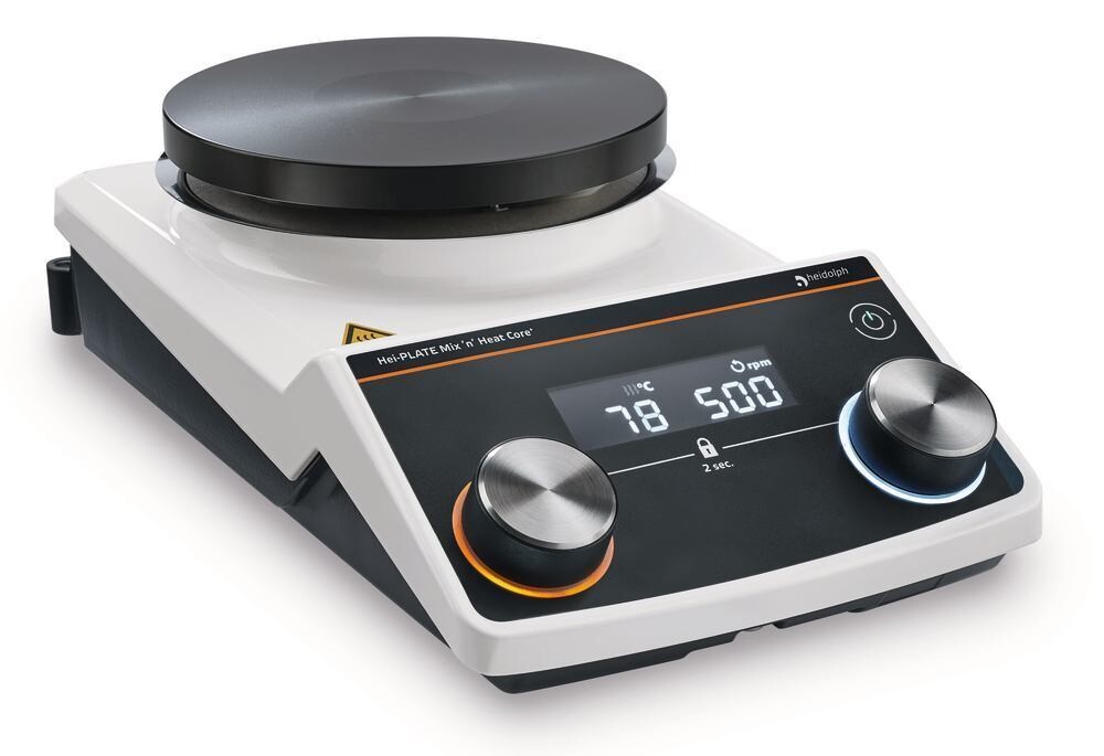 Heating and magnetic stirrer Hei-PLATE Mix´n´Heat Core+ Standard version, 1 piece