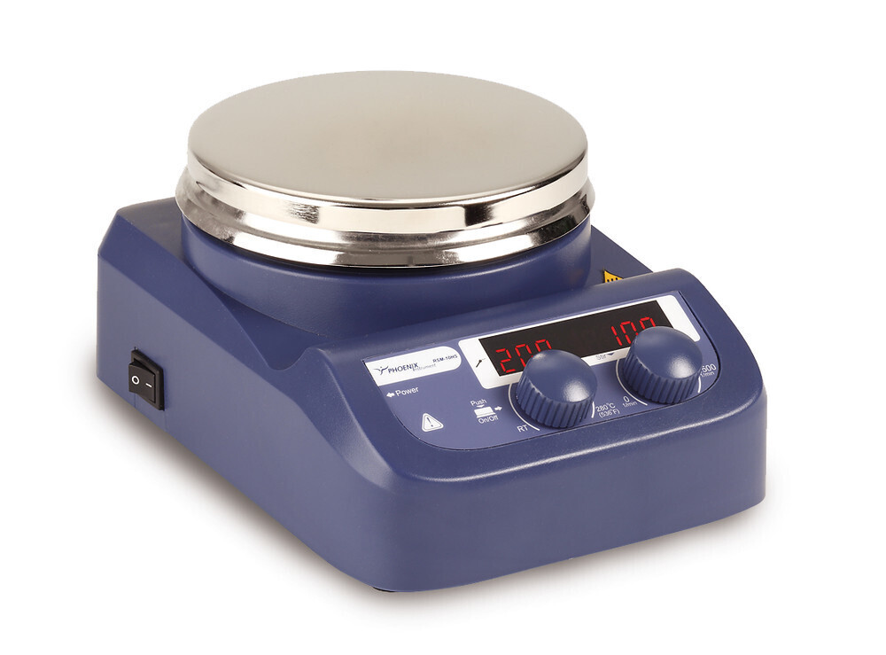 Heating and magnetic stirrer RSM series, Stainless steel, RSM-10HS, 1 Piece