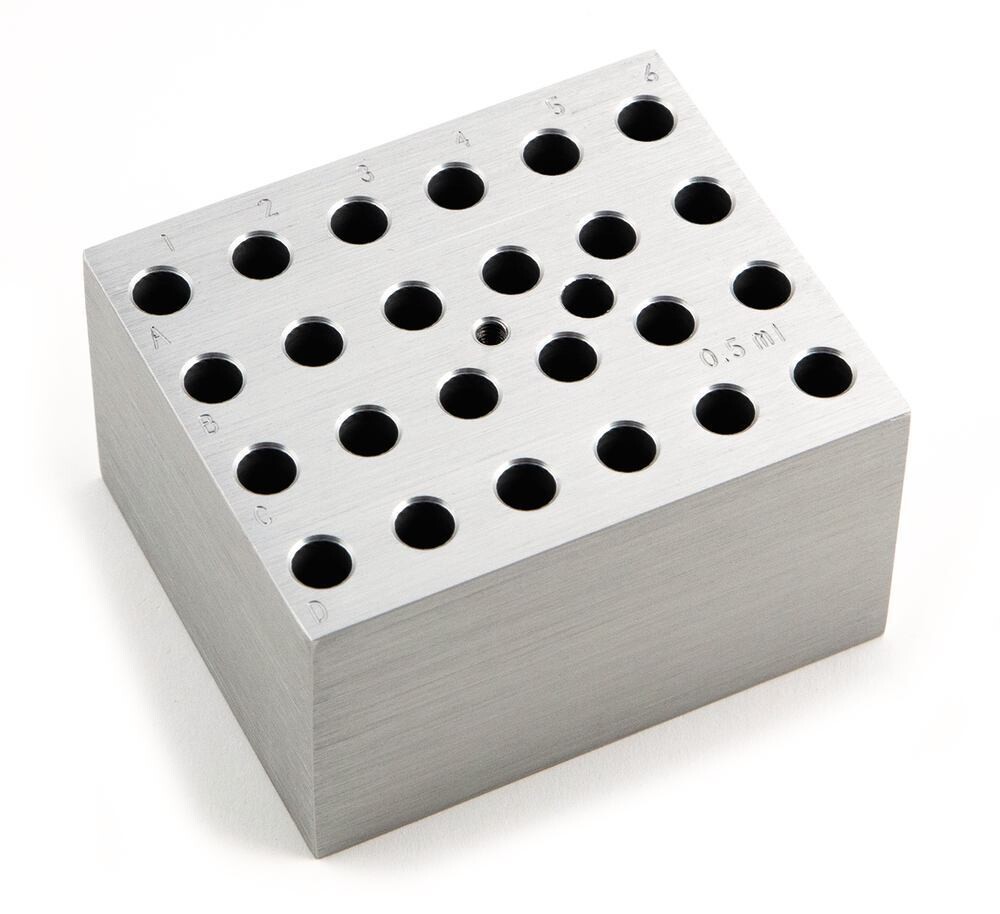 Accessories exchange block for reaction vessels, Gesch. for, 24 reaction vessels 0.5 ml, 1 piece