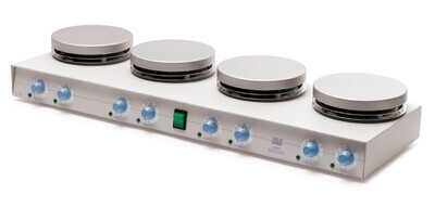Agitatore magnetico multiposizione con riscaldamento AM4, 1 pezzo