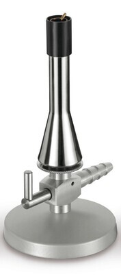 Teclu burner with tap, pilot light and air control, Natural gas, 1530 °C, 1 Piece