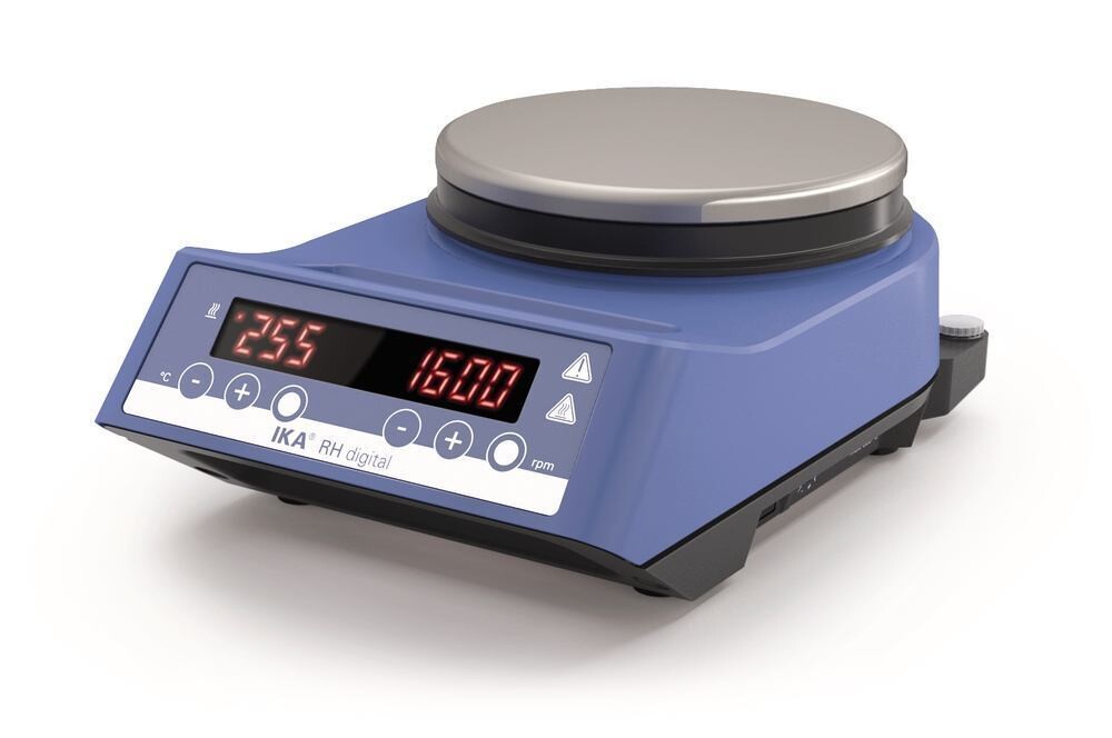 Heating and magnetic stirrer RH series Models RH digital, Stainless steel, 1 Piece
