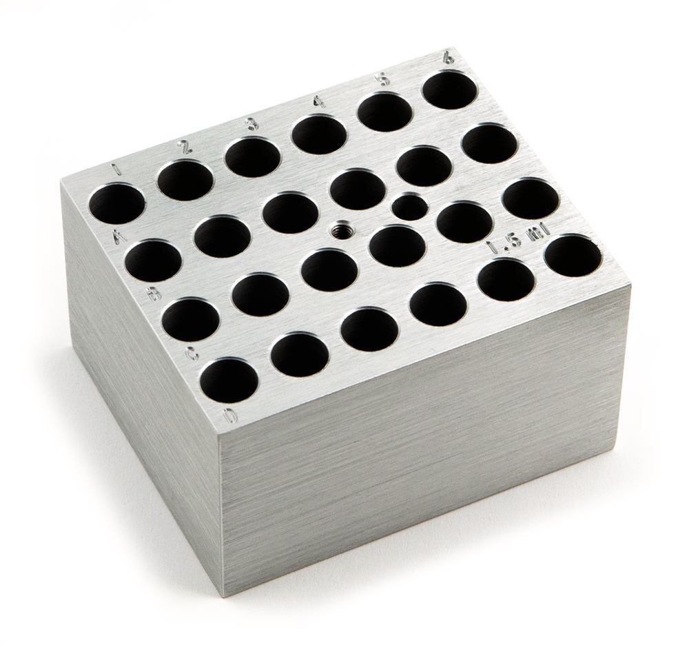 Accessories exchange block for reaction vessels, Gesch. for, 24 reaction vessels 1.5 ml, 1 piece