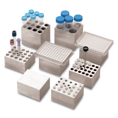 Accessories exchange block for centrifuge tubes type Falcon®, Gesch. for, 5 centrifuge tubes 50 ml, 1 piece