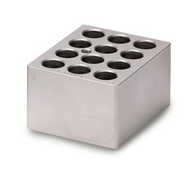 Blocco di scambio accessori per BH-200D-2-HT per provette campione, Gesch. anteriore, 8 tubi Ø 19 mm, 1 pezzo