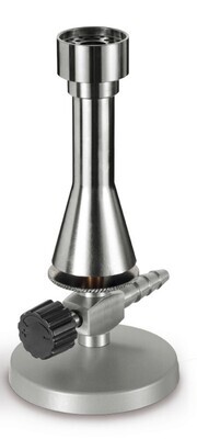 Teclu burner with needle valve, extended heating capacity and air control, 1 piece